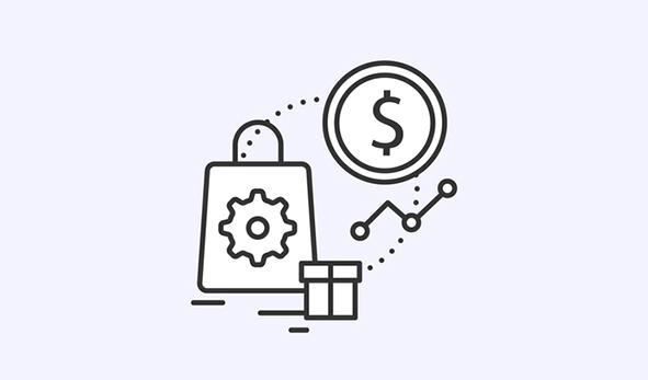 Sales automation line icon. Editable illustration