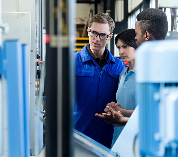 shop floor machine training