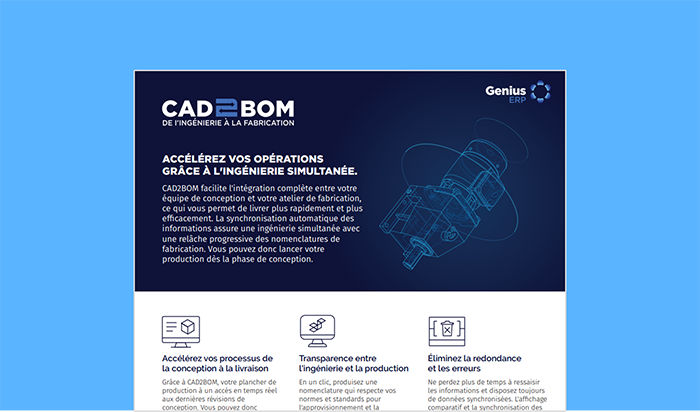 Genius CAD2BOM datasheet cover thumbnail