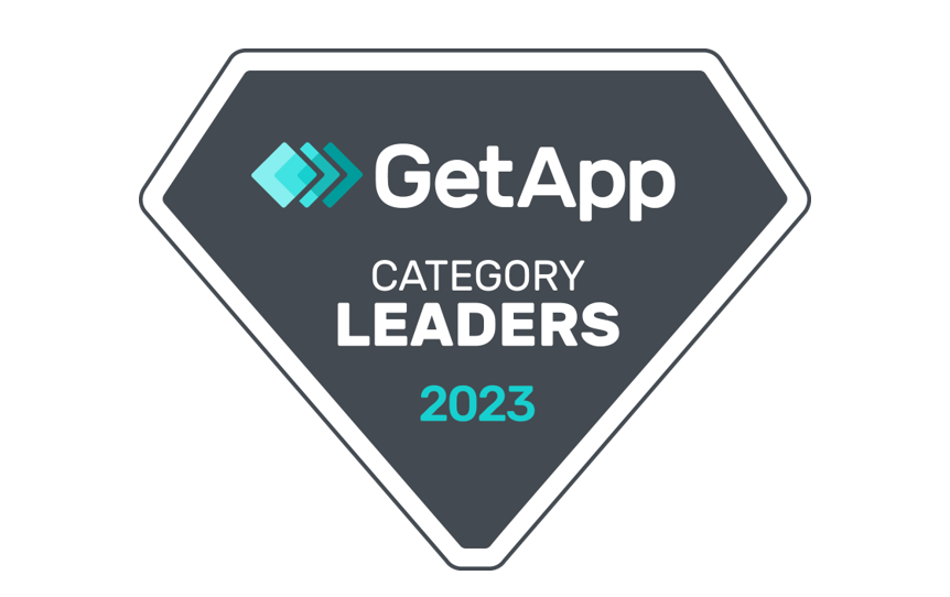 getapp category leader 2023 badge