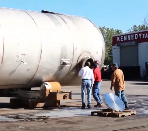 kennedy tank outdoor inspection