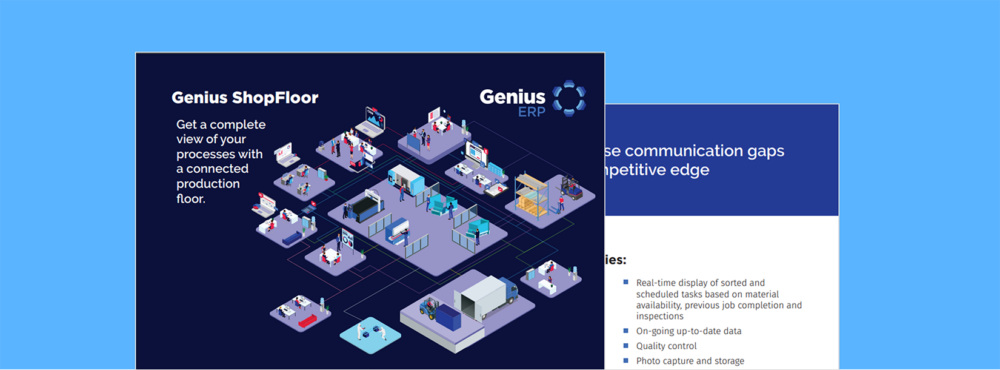 genius shop floor datasheet cover